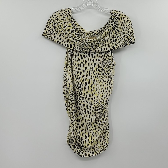 MICHAEL Michael Kors Tops - Michael Michael kors leopard print drape neck tank